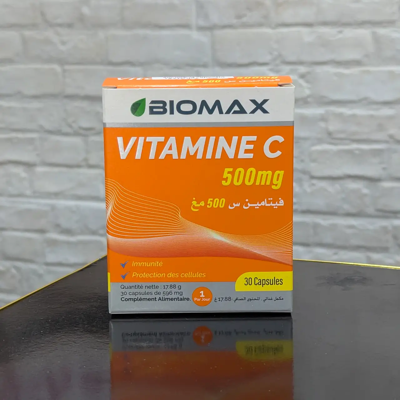 Biomax – Vitamine C 500 mg – 30 Gélules