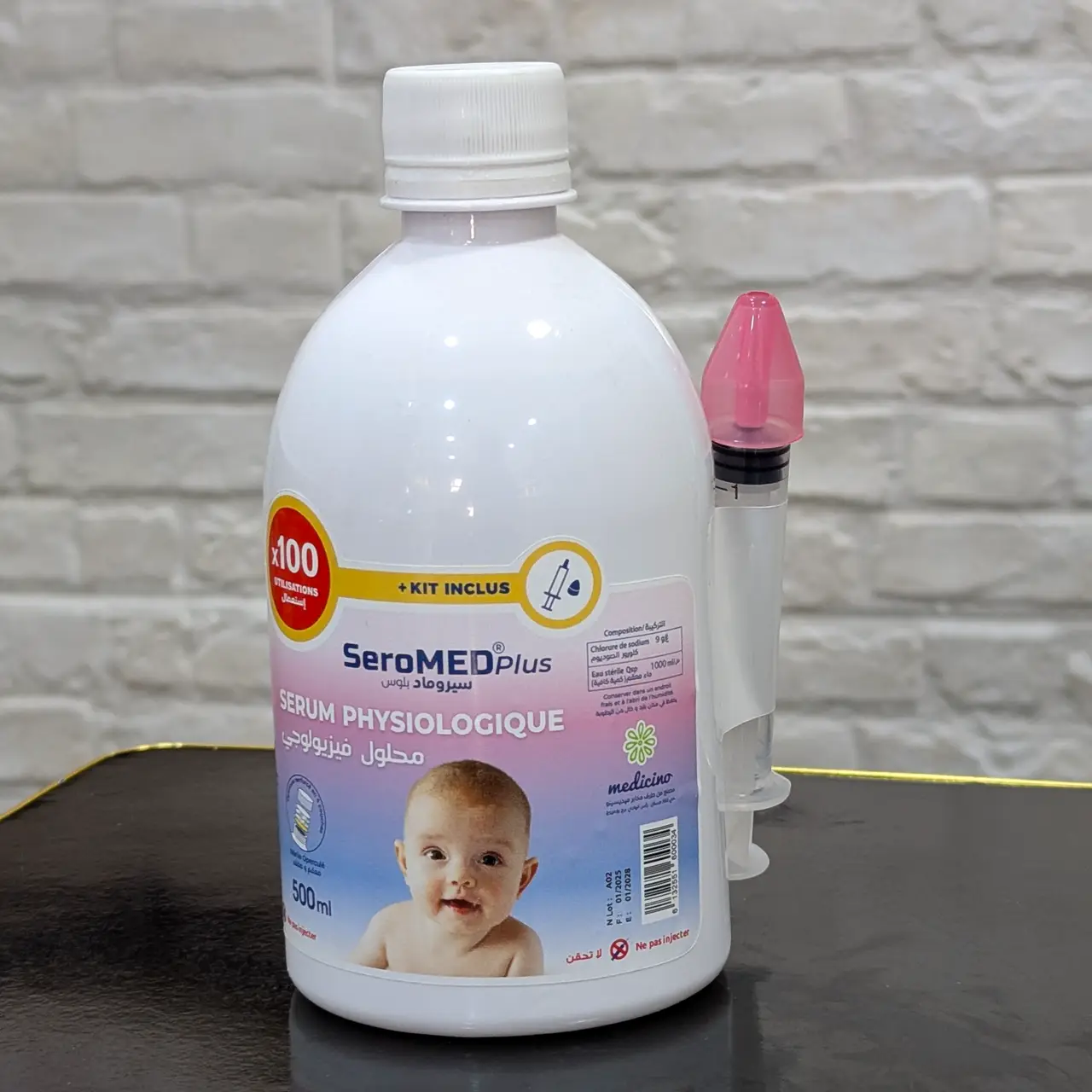 Seromed Plus – Sérum Physiologique + Kit Inclus – 500 ml