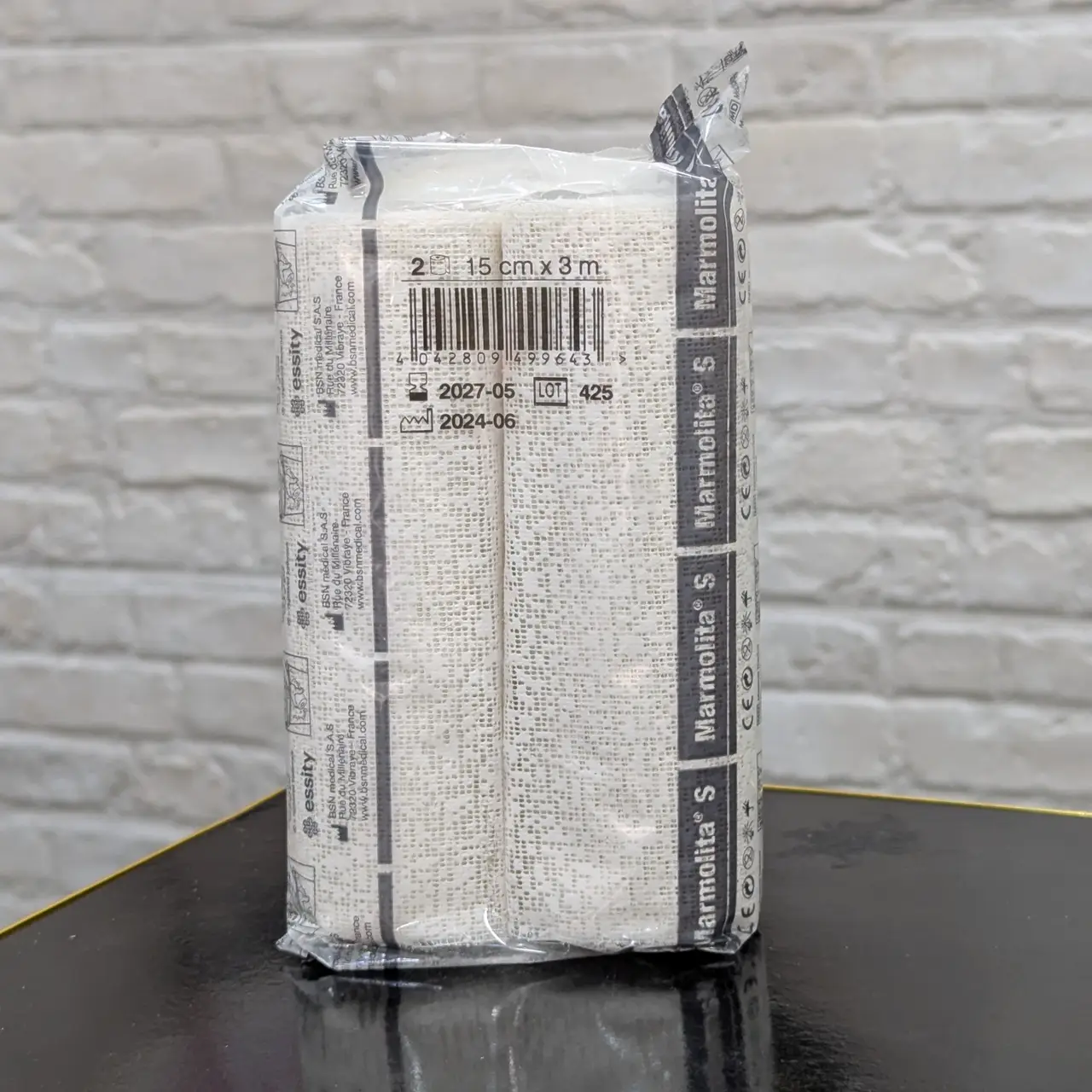 Marmolita – Bande Plâtrée 15 cm × 3 m (2 pcs)