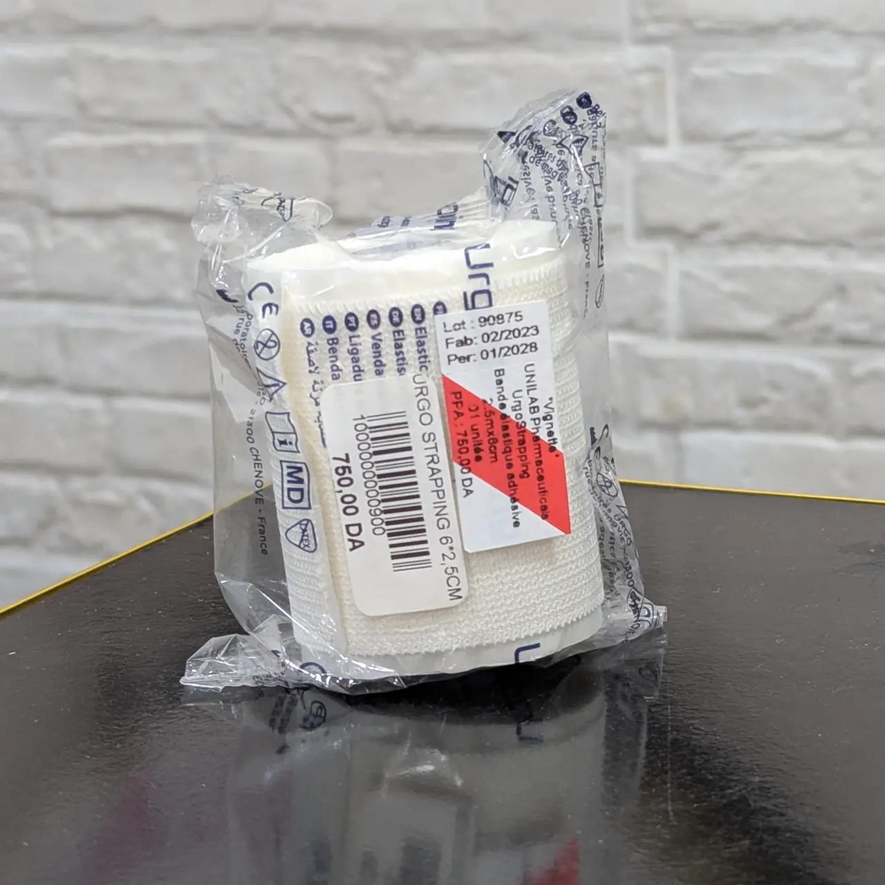 UrgoStrapping – Bande Adhésive Élastique 2,5 m × 6 cm (1 pc)