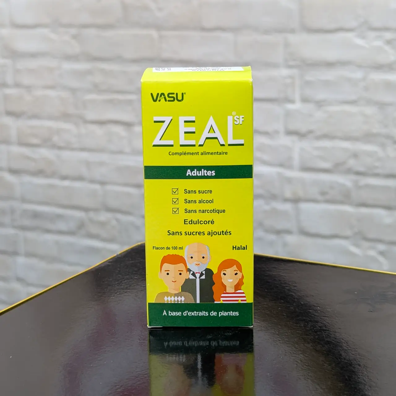 Vasu Zeal – Sirop Adultes Sans Sucres Ajoutés 100 ml