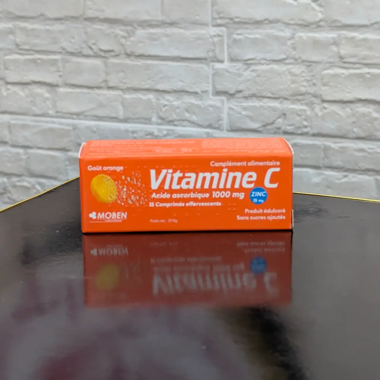 Moben – Vitamine C 1000 mg + Zinc 15 mg (15 comprimés)