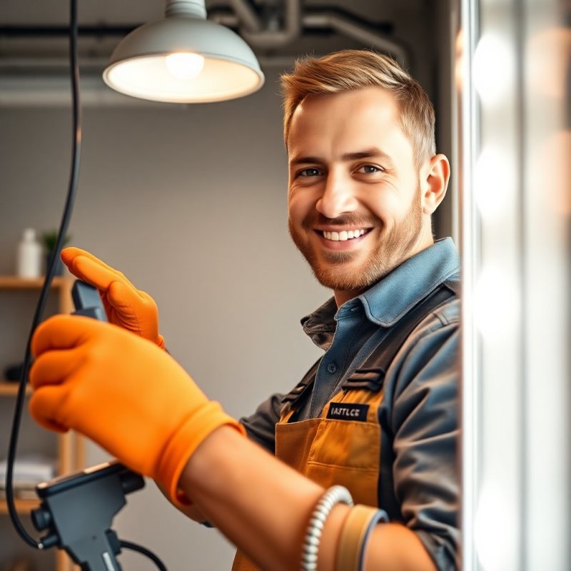 Brighten Your Home Effortlessly service - Professional with face visible