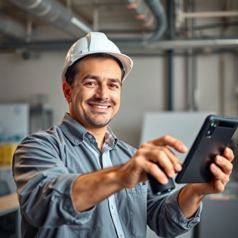 Secure Your Home's Electrical Safety service - Professional with face visible