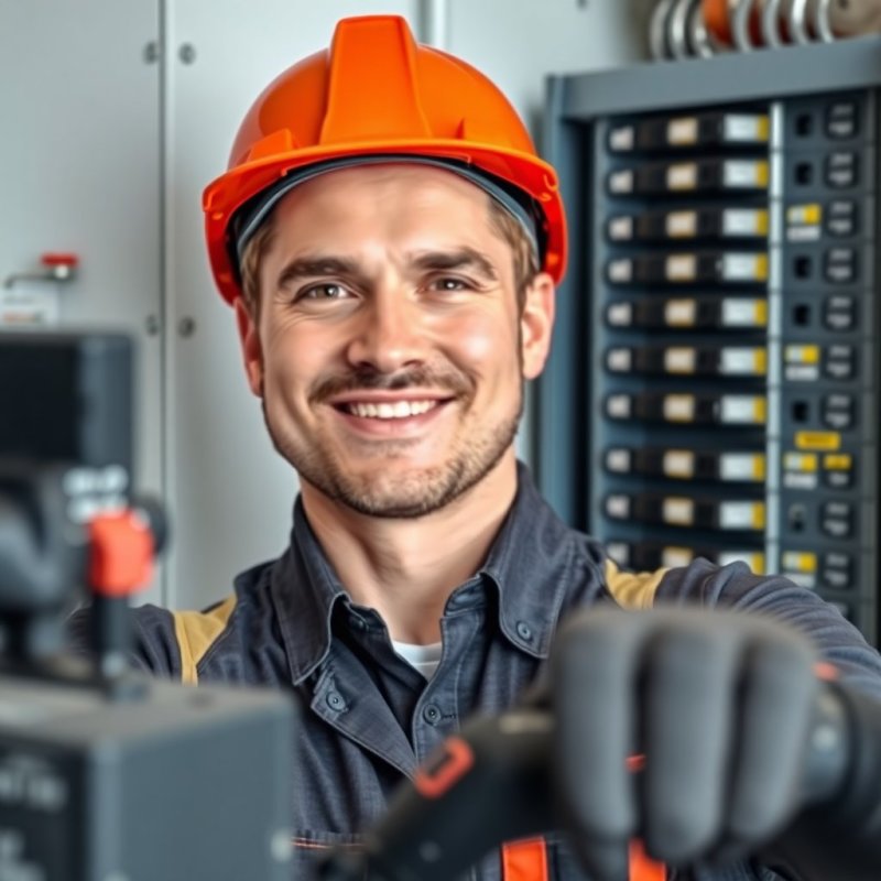 Uninterrupted Power Solutions service - Professional with face visible