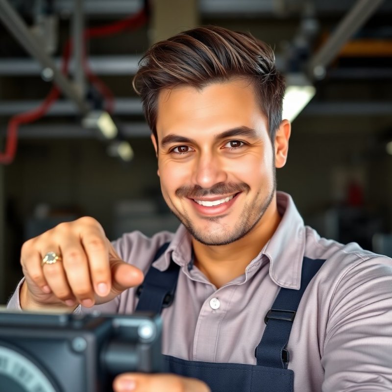 Expert Electricians in Palm Jumeirah service - Professional with face visible