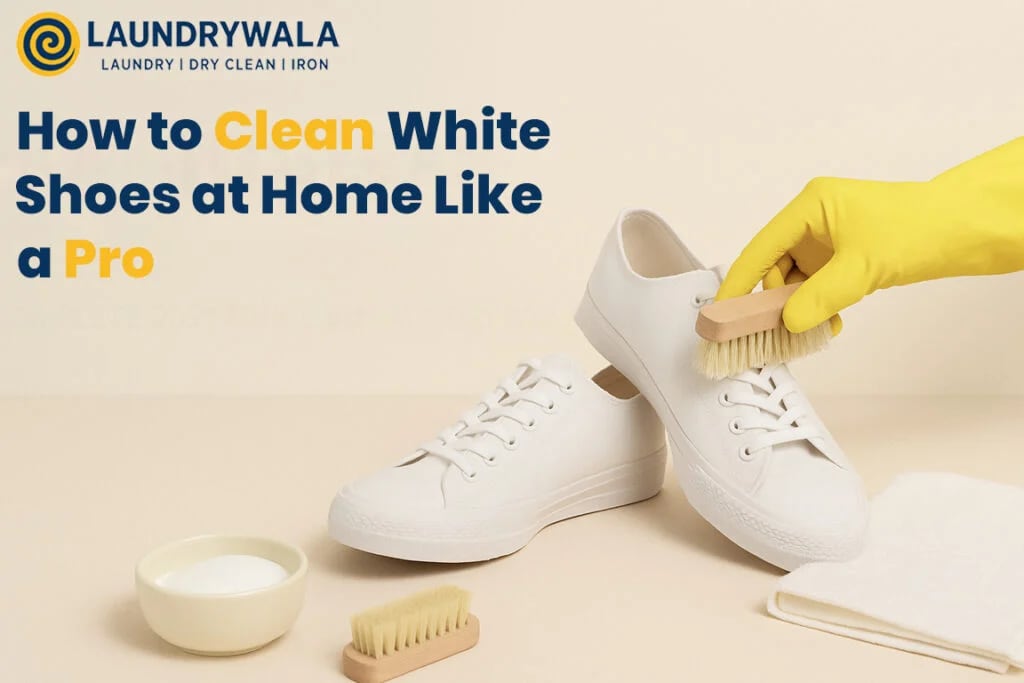 How to Clean White Shoes at Home Like a Pro (2025 Expert Guide by Laundrywala)