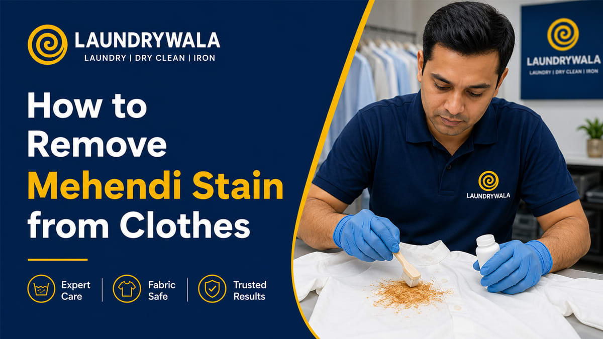 How to Remove Mehendi Stain from Clothes