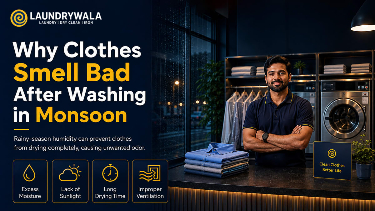 Why Clothes Smell Bad After Washing in Monsoon