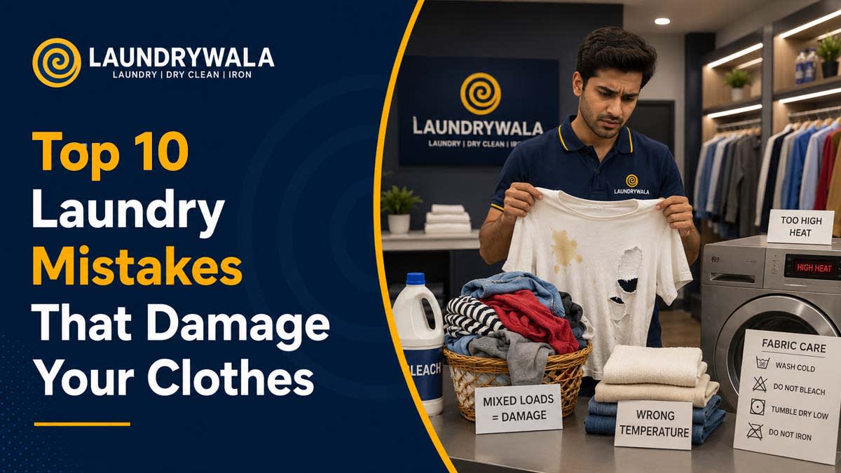 Top 10 Laundry Mistakes That Damage Your Clothes