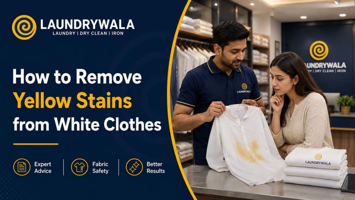 How to Remove Yellow Stains from White Clothes