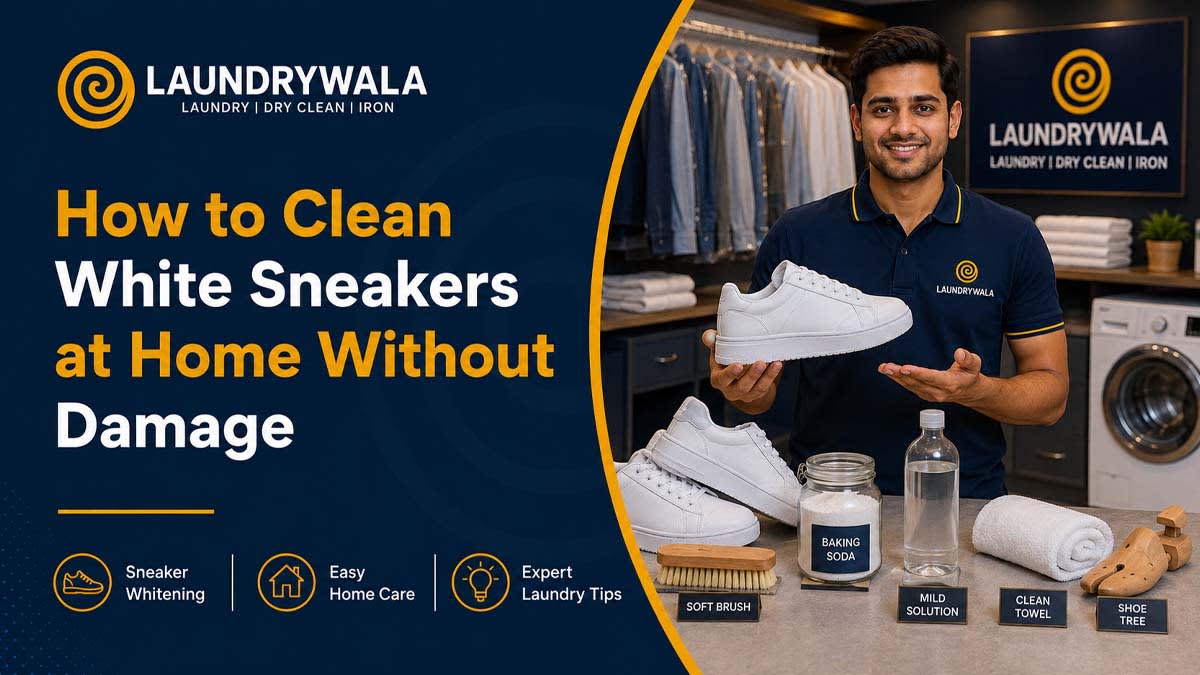 How to Clean White Sneakers at Home Without Damage
