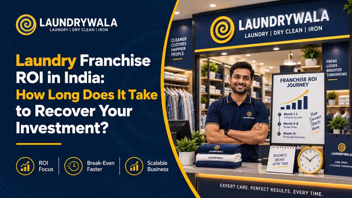 Laundry Franchise ROI in India: How Long Does It Take to Recover Your Investment?
