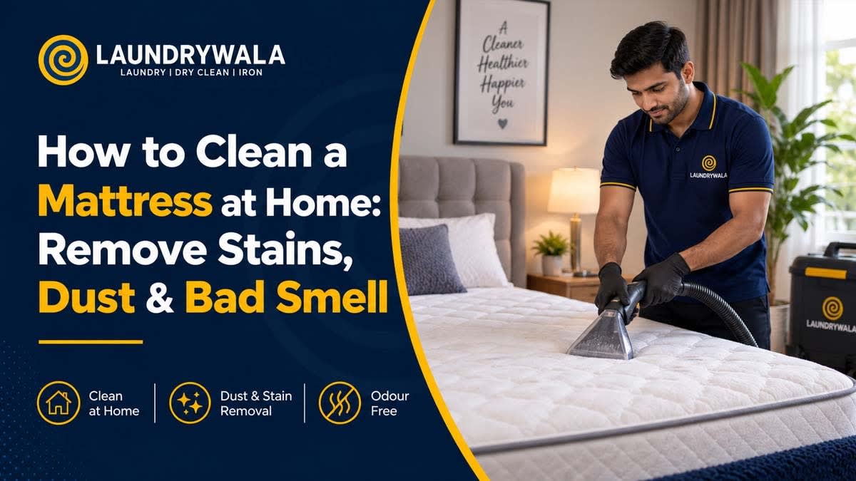 How to Clean a Mattress at Home: Remove Stains, Dust & Bad Smell