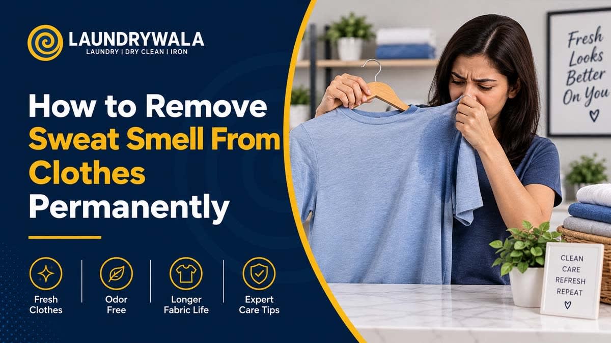 How to Remove Sweat Smell From Clothes Permanently