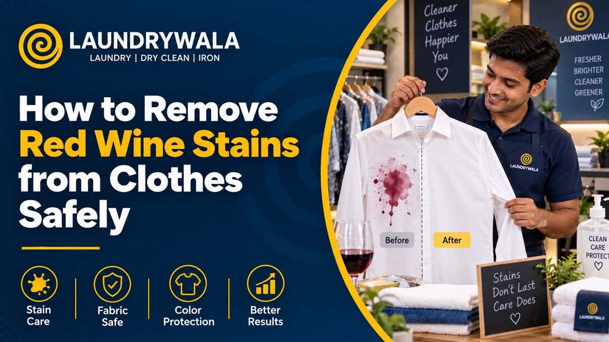 How to Remove Red Wine Stains from Clothes Safely
