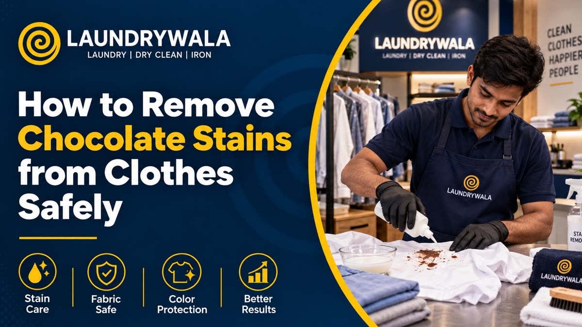 How to Remove Chocolate Stains from Clothes Safely