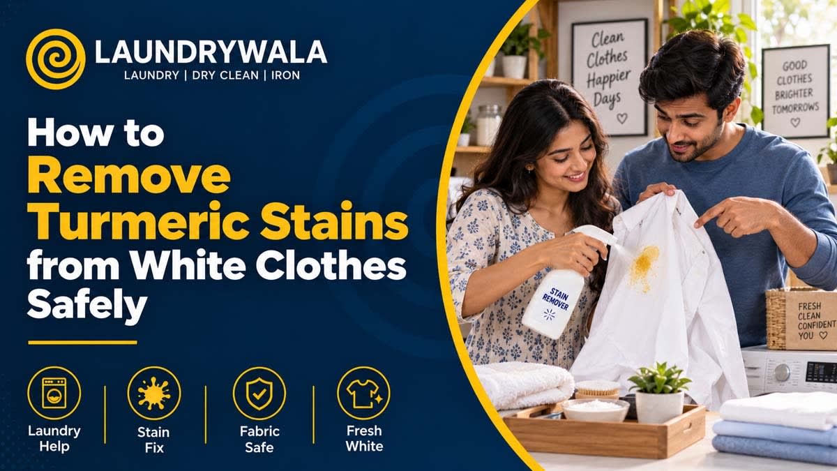 How to Remove Turmeric Stains from White Clothes Safely