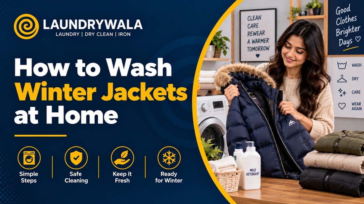How to Wash Winter Jackets at Home