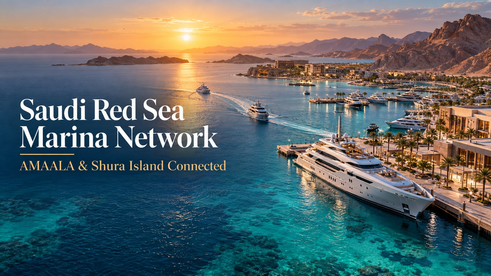 Saudi Red Sea Marina Network Connects AMAALA and Shura Island