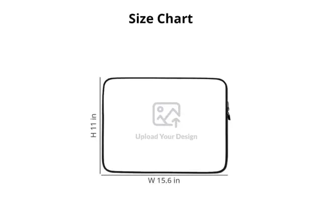 15.6 inches Personalized Laptop Sleeve (Large) 3