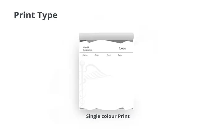 Black and White Printing Notepads 5
