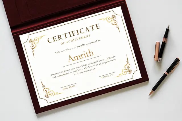 Standard Certificates 5