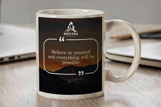 Personalized White Photo Mug 2