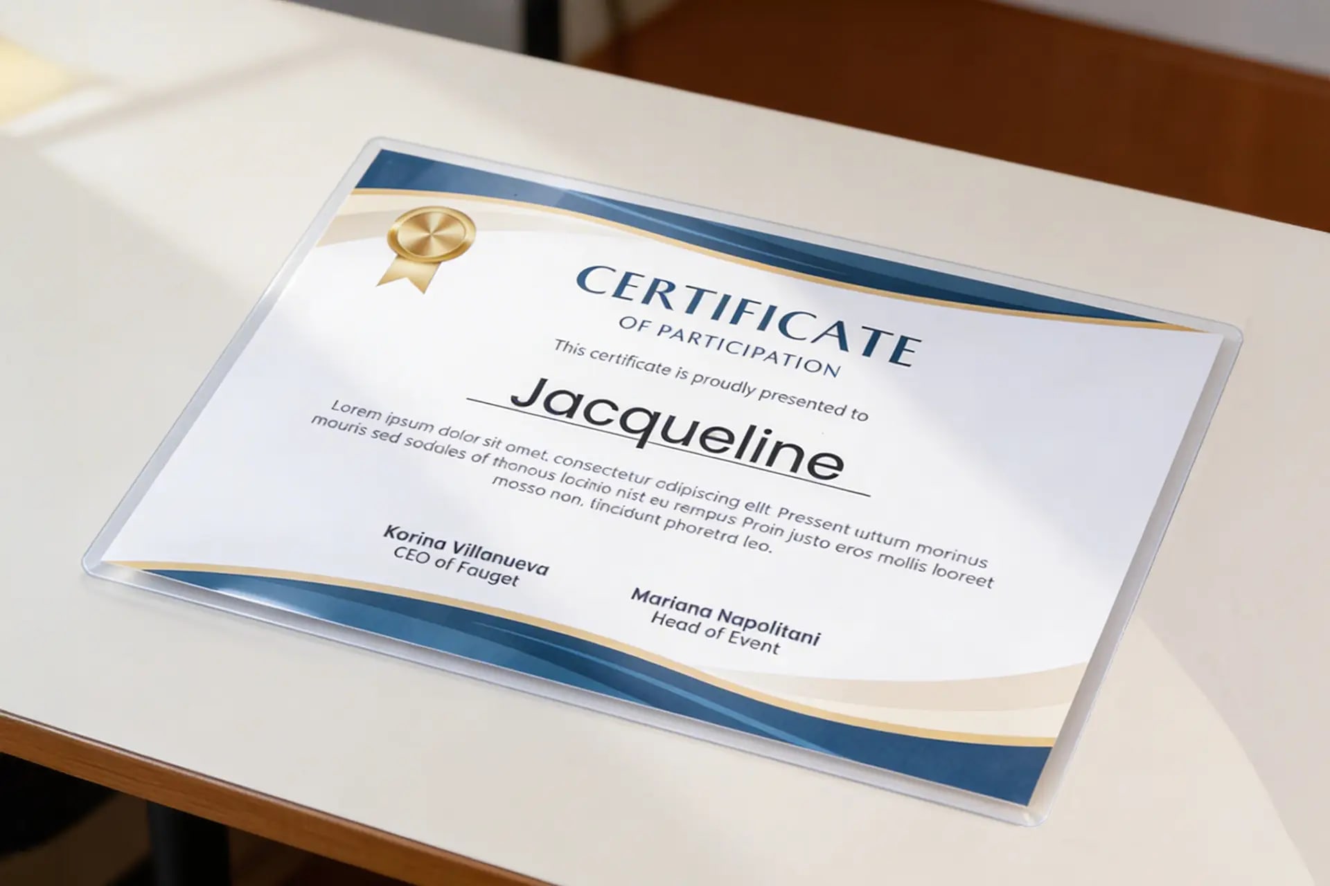 Laminated Certificates