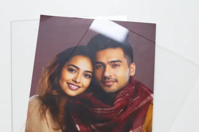 Personalized Photo with Wooden Stand 5