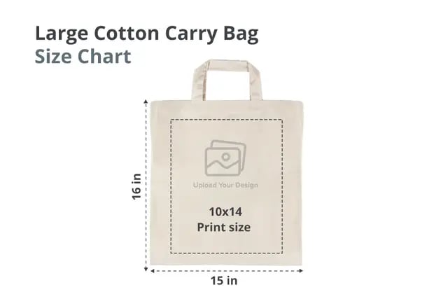 Large Cotton Carry Bag 2