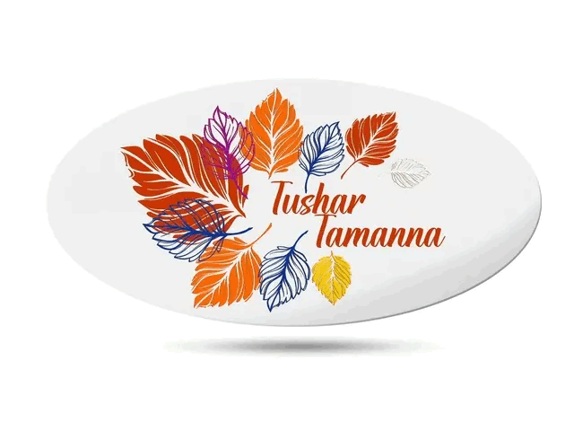 Oval Name Plates 2