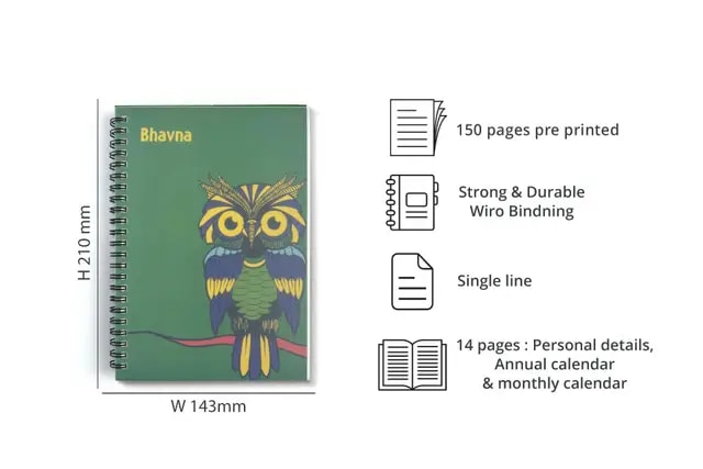 Personal Softcover Wiro Diary 3