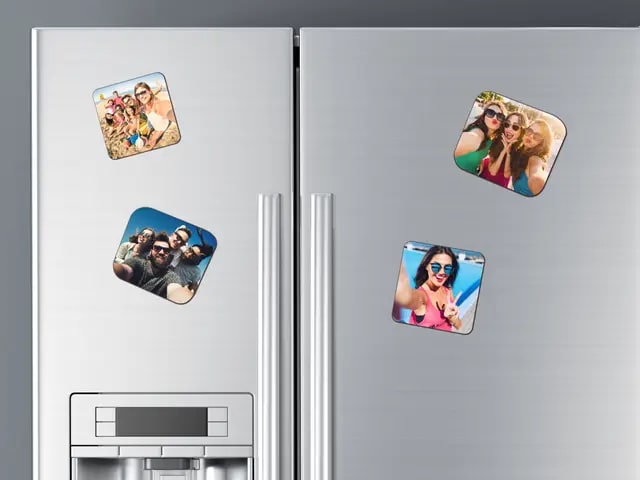 Rectangle & Square Fridge Magnets - Set of 4 5