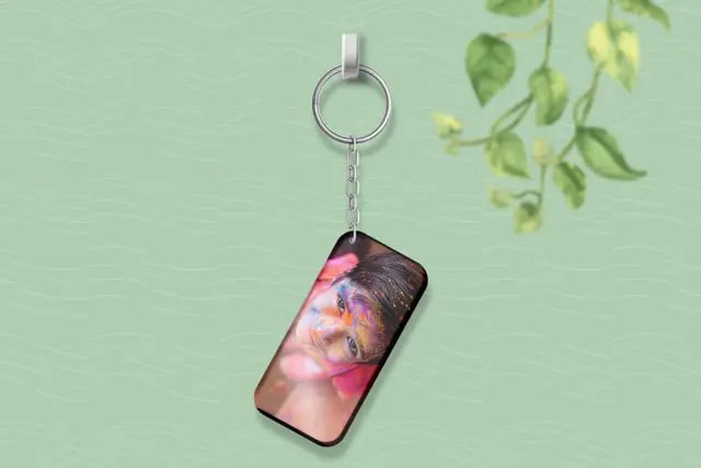 Rectangle Keychain 2