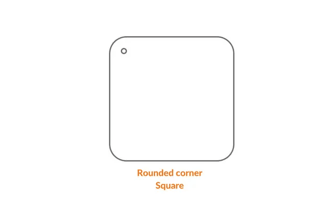 Square Keychain 4