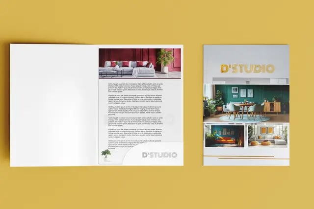 Raised Foil Presentation Folders 3
