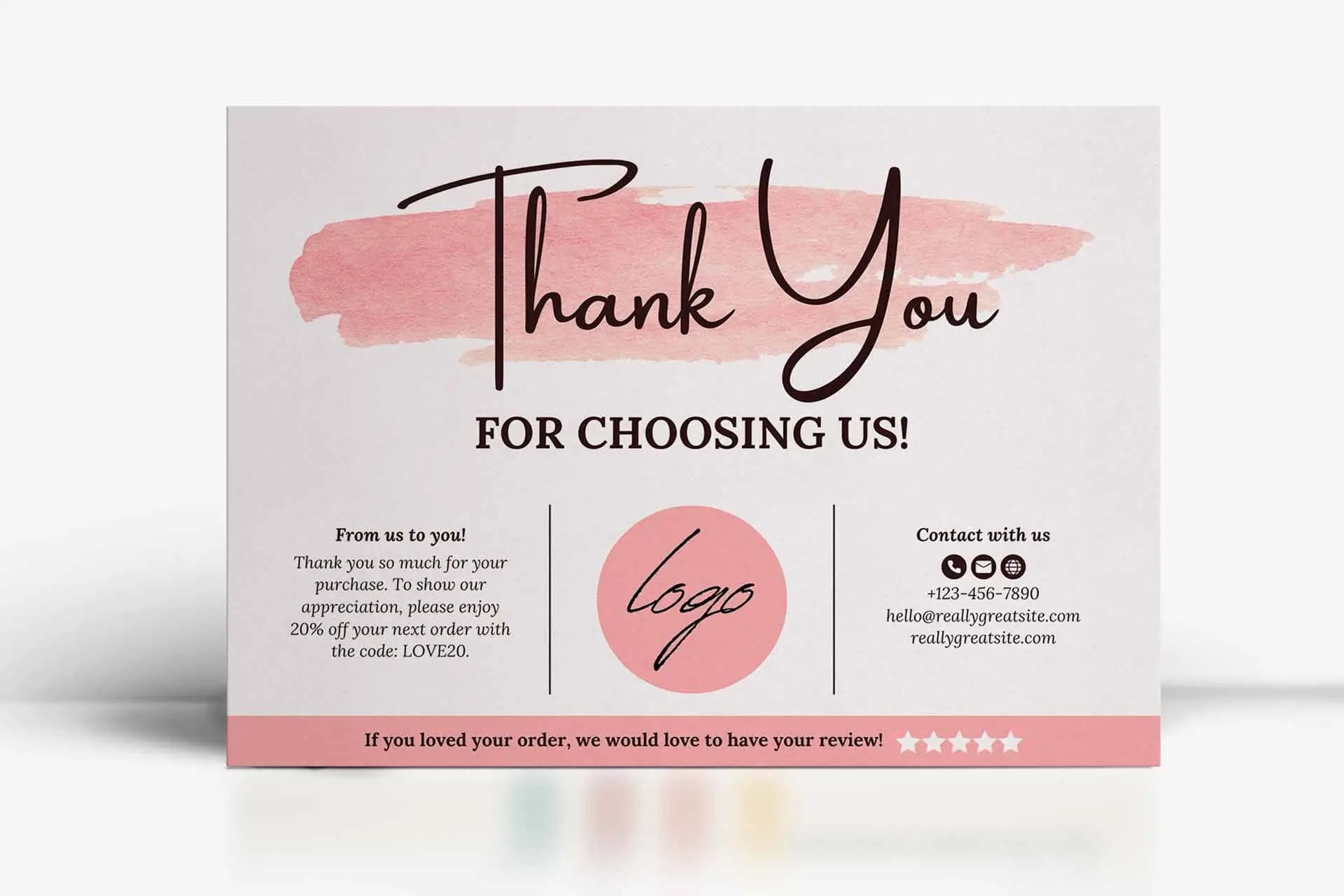 Thankyou Card