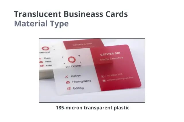 Translucent Business Cards 4