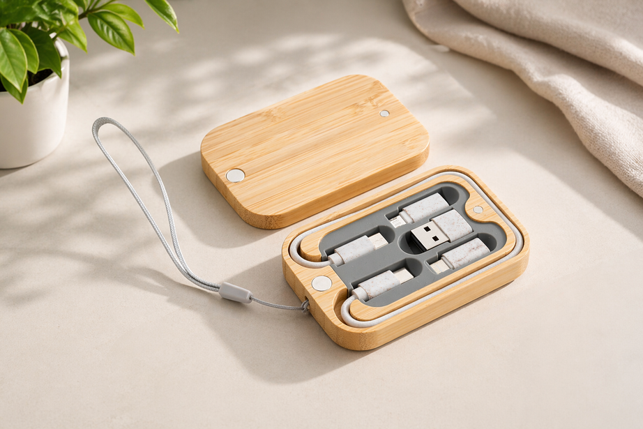 Wooden Charging Cable