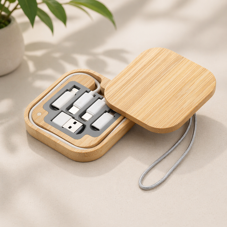 Wooden Charging Cable