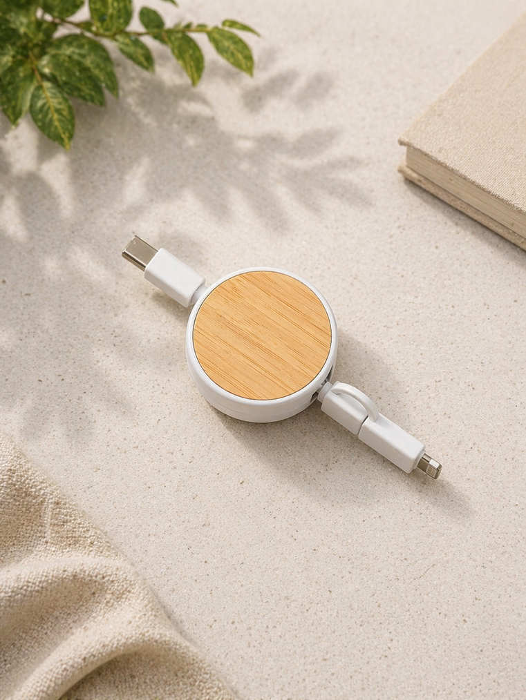 Wooden Charging Cable