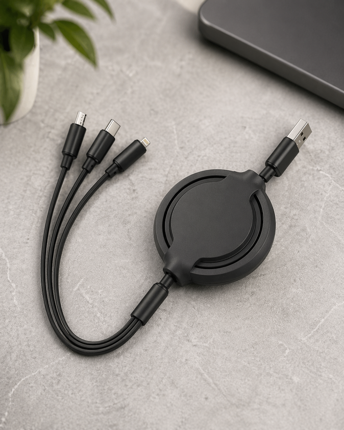 3 in 1 Type C Charging Cable