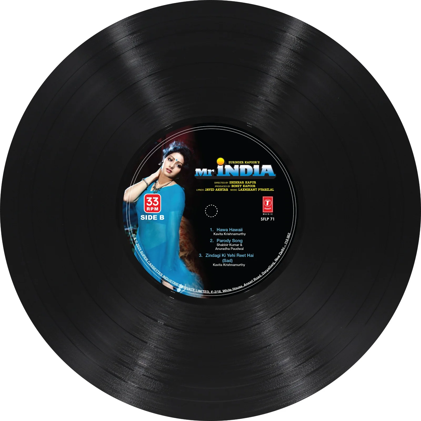 MR INDIA -  VINYL RECORD - thumbnail 3