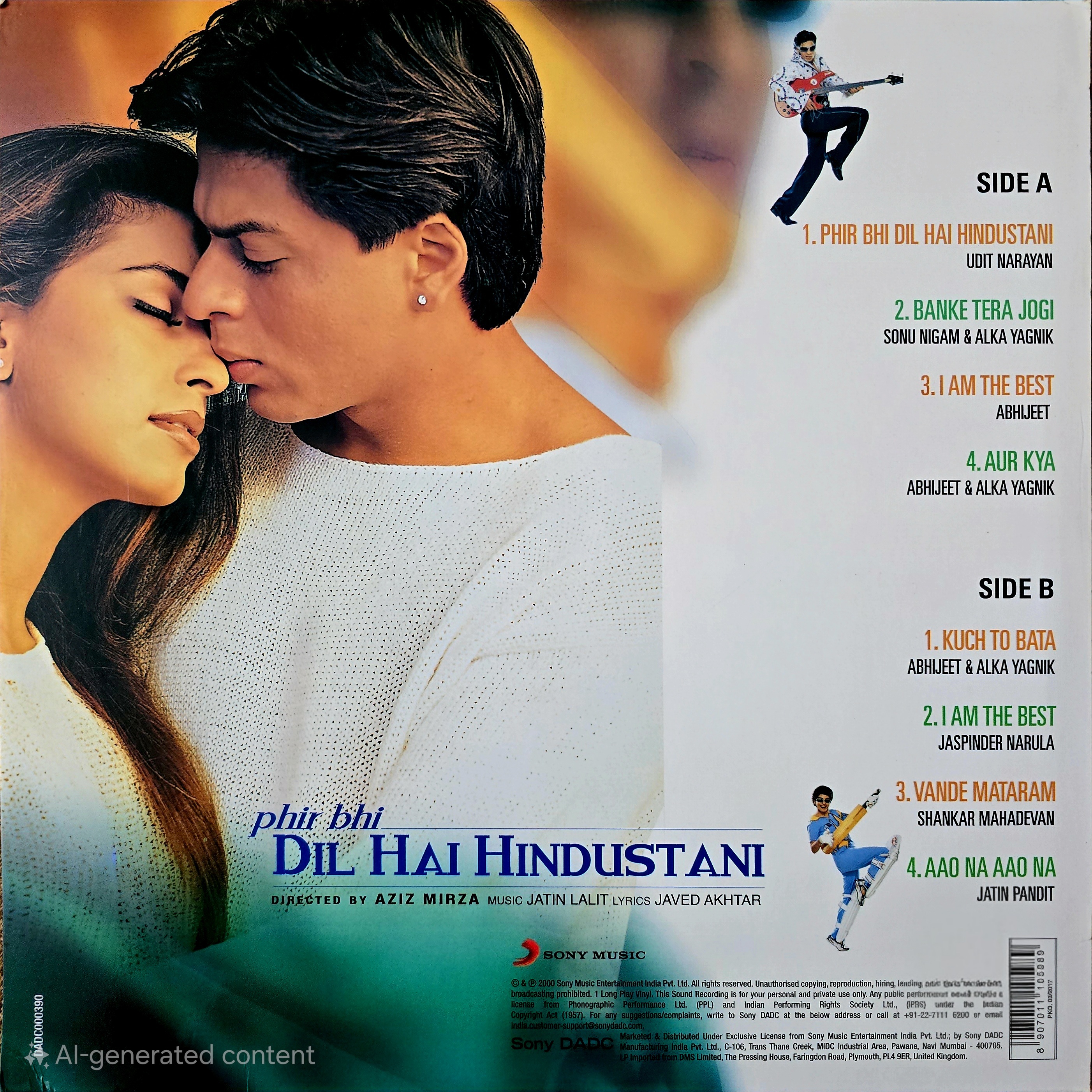 PHIR BHI DIL HAI HINDUSTANI - VINYL RECORD - thumbnail 2
