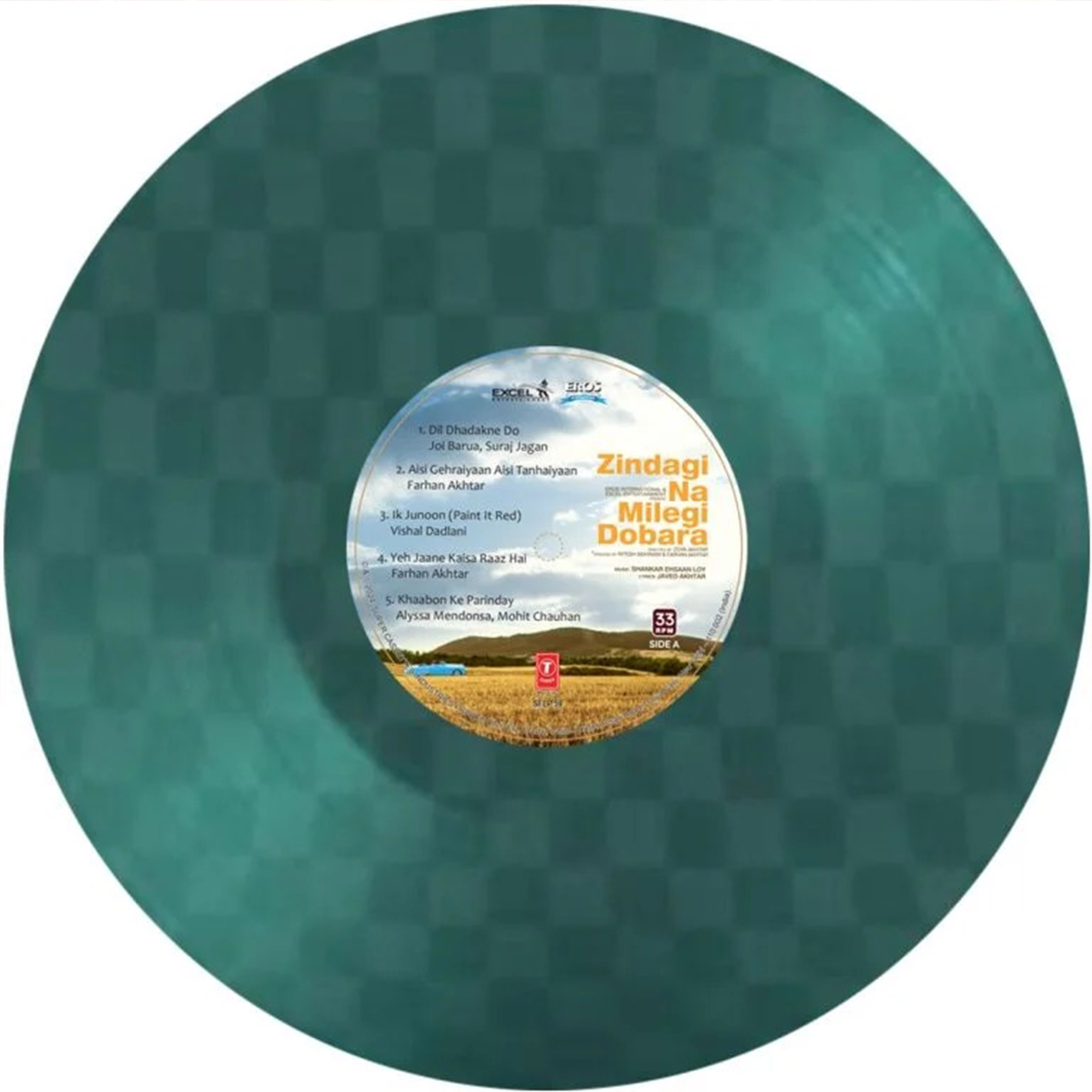ZINDAGI NA MILEGI DOBARA - VINYL RECORD ( TURQUOISE GREEN ) - thumbnail 3