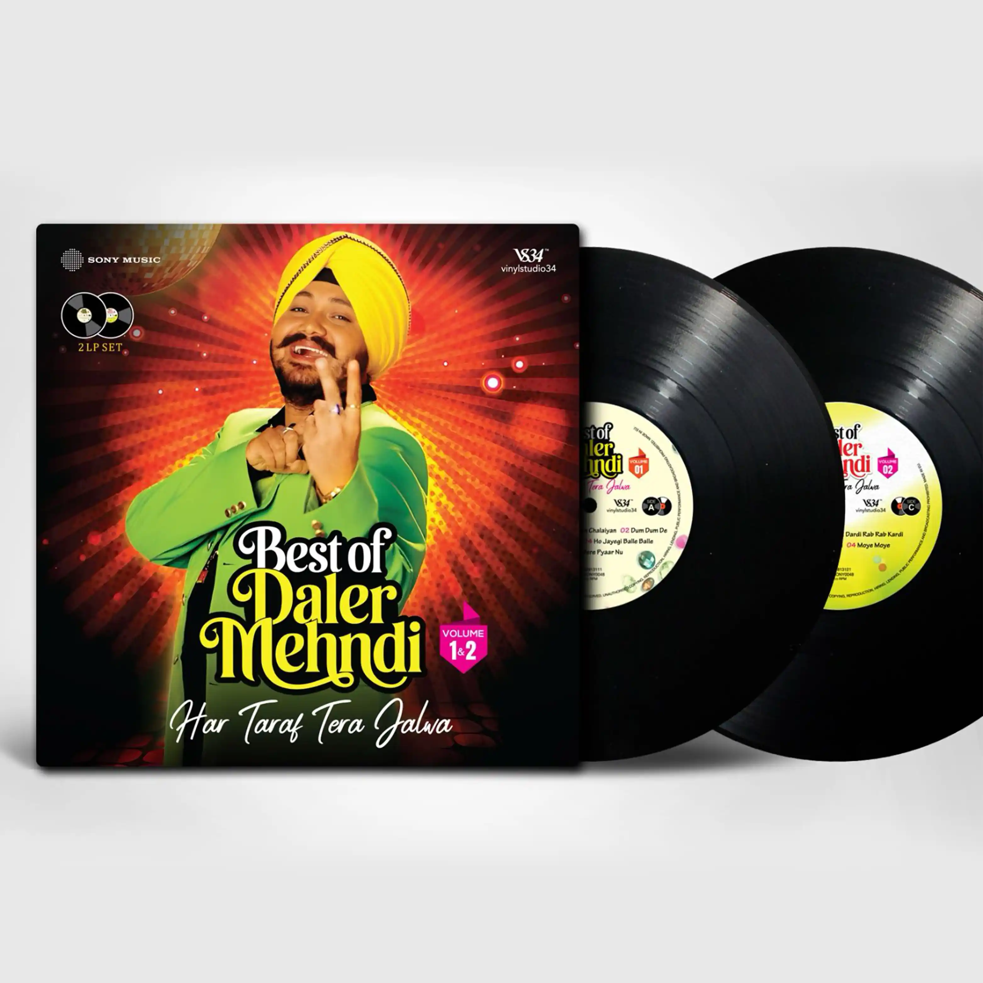 BEST OF DALER MEHNDI 2LP SET - VINYL RECORD - thumbnail 2