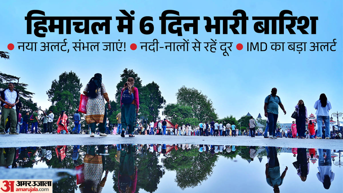 हिमाचल में अगले 6 दिन भारी बारिश का अलर्ट: जानें मौसम का हाल और बचाव के उपाय (Himachal Weather Alert)