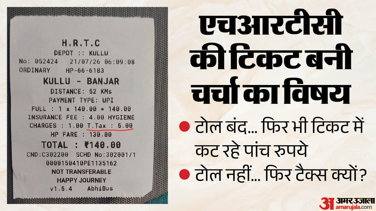 एचआरटीसी (HRTC) पर सवाल: टोल बंद, फिर भी यात्रियों से वसूले जा रहे ₹5 टोल टैक्स (Toll Tax)!