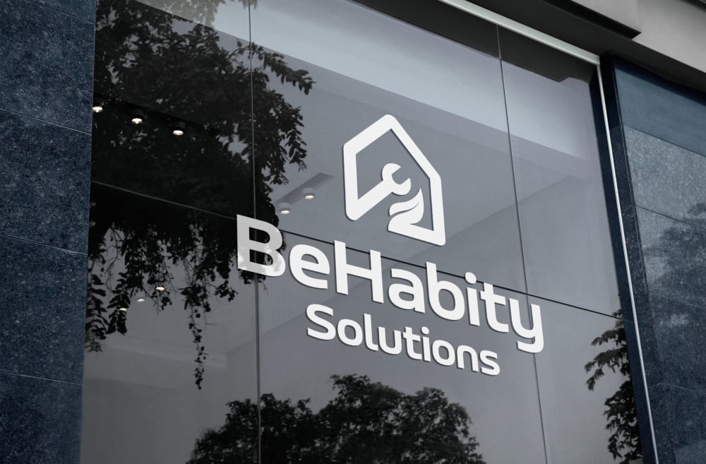 Identité visuelle — BeHabity Solutions, réalisé par Anas Fahmioui, graphiste freelance